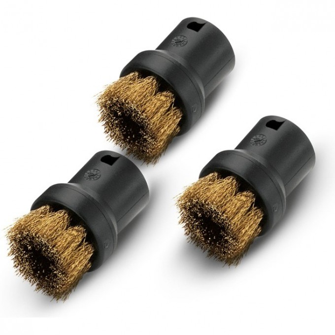 Комплект круглых щеток KARCHER с латунной щетиной для пароочистителей SC, SI 2.863-061 Комплект круглых щеток KARCHER с латунной щетиной для пароочистителей SC, SI 2.863-061