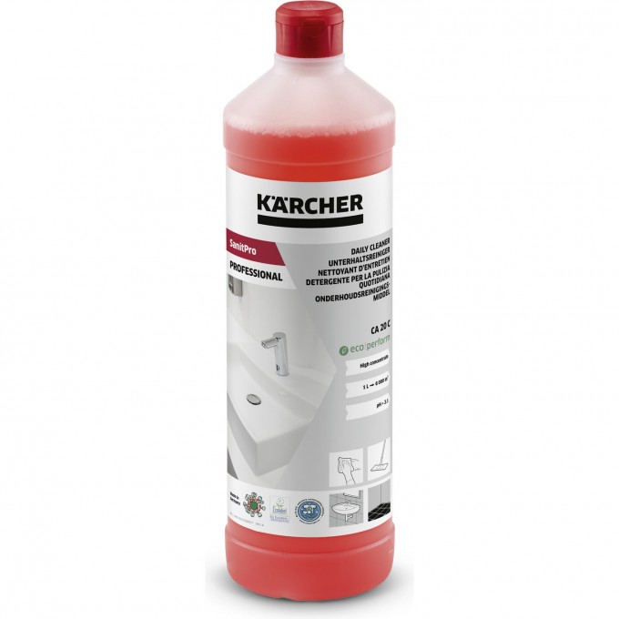 Средство для поддерживающей чистки KARCHER SANITPRO CA 20 C ECO PERFORM 1 л 569250