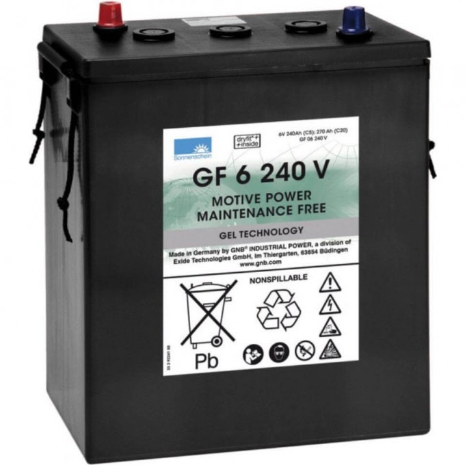 Тяговый аккумулятор GF 06 240 V 9.605-944 Тяговый аккумулятор GF 06 240 V 9.605-944